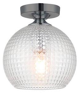 Lampadario a plafone TALISA 1xE27/40W/230V nero cromato
