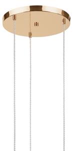 Lampadario a sospensione con cavo VIVE 3xE27/15W/230V, dorato