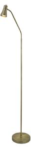 Piantana Moderna Allegro Acciaio Ottone 1 Luce Gu10
