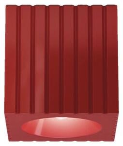Plafoniera Vintage Metra Ceramica Rossa 1 Luce E27