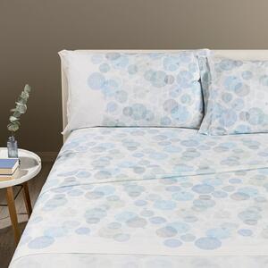 Completo Letto 100% Cotone Made In Italy - Fantasia Cuori, Misura Una Piazza E Mezza