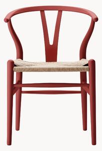 Sedia in legno con seduta intrecciata CH24 Wishbone Chair