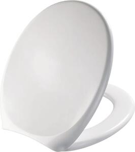 Sedile WC Pressalit 1000 con coperchio a cerniera fissa in acciaio inossidabile, bianco, 1 pz