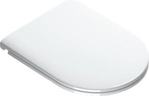 Sedile WC GSI con chiusura ammortizzata, rimovibile, bianco, 1 pz
