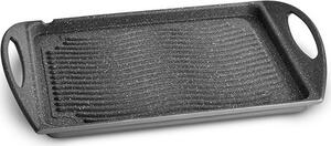 LAGOSTINA Bistecchiera Antiaderente Piastra Rigata 34x25 cm con 2 Manici Serie Speciali