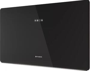 Faber Cappa Cucina Aspirante a Parete Larghezza 80 cm Classe A colore Nero - 330.0615.657 Glam Fit Zero Drip 80