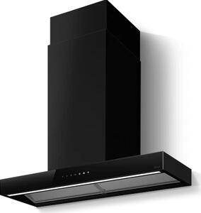 Elica Cappa Cucina Aspirante a Parete Larghezza 84 cm Profondit 32 cm Classe A+ colore Nero - PRF0197397 Haiku Dry BLRO/A/90