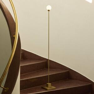 Northern Lampada da terra di design Snowball, dimmerabile, Ottone / Oro, Soggiorno / Sala da pranzo, Metallo, Design, Lampada da terra