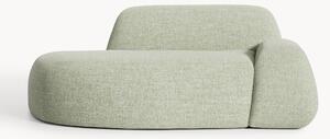 Divano 2 posti in bouclé con chaise longue Wolke