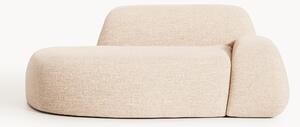 Divano 2 posti in bouclé con chaise longue Wolke