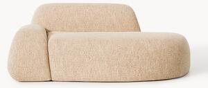 Divano 2 posti in bouclé con chaise longue Wolke
