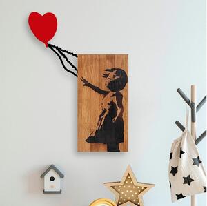 Decorazione da parete 83x60 cm legno/metallo