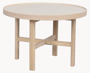 Tavolino da caffè rotondo in legno di quercia Marsden, Ø 60 cm