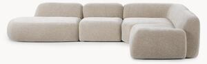 Divano angolare componibile XL con chaise longue Wolke