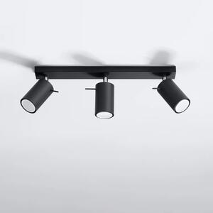 Applique da Soffitto 3xGU10 RING 3 Orientabile in Acciaio