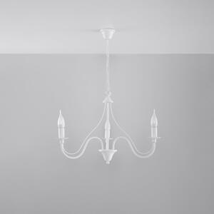 Lampadario a sospensione 3xE14 MINERWA 3 in acciaio