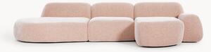 Divano angolare componibile 4 posti con chaise longue Wolke