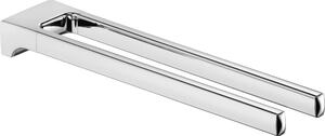Keuco doppio portasciugamani 450 mm, fisso, cromato, 1 pz