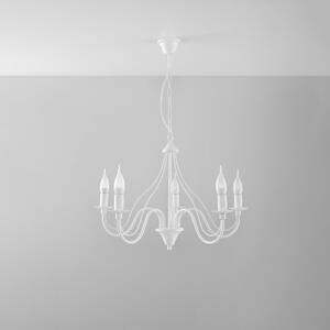 Lampadario a sospensione 5xE14 MINERWA 5 in acciaio