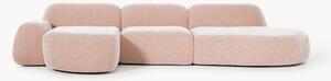 Divano angolare componibile 4 posti con chaise longue Wolke