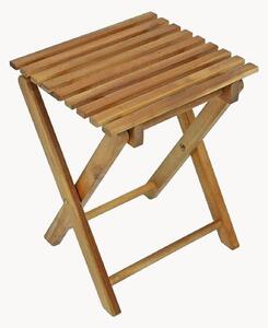 Sgabello outdoor in legno Tacoma, pieghevole