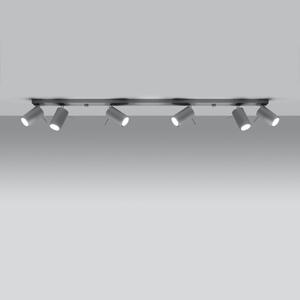 Lampada da Soffitto 6xGU10 RING 6L Orientabile in Acciaio