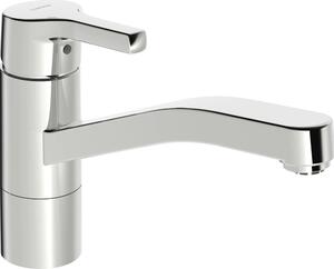 Hansa Hansapaleno Miscelatore monocomando per lavello a bassa pressione, cromato, 1 pezzo