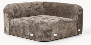 Modulo angolare curvo in teddy-bouclé Wolke