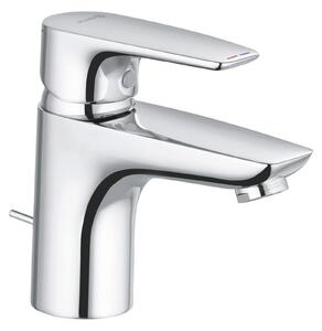 KLUDI PURE&SOLID Mitigeur monocommandé pour lavabo, hauteur de bec 75mm, basse pression, chrome, 342760575, 342760575