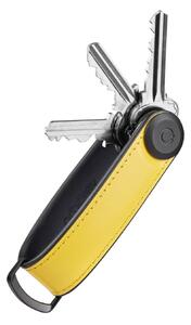 KEY ORGANIZER HYBRID LEATHER SOLAR YELLOW ORBITKEY