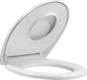 MKW Sedile WC con sedile per bambini integrato, Kompakt Family, con coperchio, bianco, 1 pz