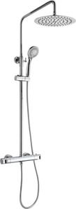 Sistema doccia termostatico Teka cold touch con tubo in PVC da 150 cm, soffione da 200 mm, 1 pezzo