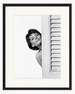 Foto incorniciata fatta a mano Sophia Loren