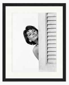 Foto incorniciata fatta a mano Sophia Loren