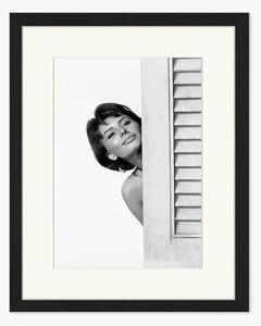 Foto incorniciata fatta a mano Sophia Loren