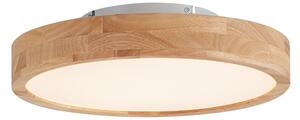 Plafoniera scandinava in legno 40 cm con LED dimmerabile - Pecker