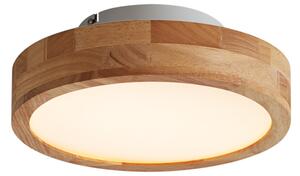 Plafoniera scandinava in legno 30 cm con LED dimmerabile - Pecker