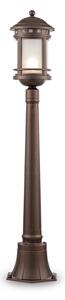 Lampione Per Esterno Vintage Da Esterno Alluminio Marrone 1 Luce E27 60W Ip44