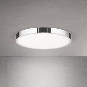 ORION Plafoniera a LED Disc, dimmerabile, Cromo / Argento, Soggiorno / Sala da pranzo, Alluminio, Moderno, Plafoniera LED