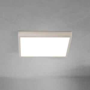 ORION Plafoniera a LED Disc, dimmerabile, Alluminio / Grigio / Zincato, Soggiorno / Sala da pranzo, Alluminio, Moderno, Plafoniera LED