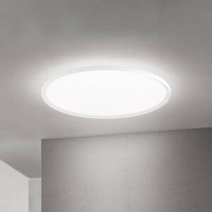 ORION Plafoniera a LED Kant, dimmerabile, Bianco / Opale, Soggiorno / Sala da pranzo, Alluminio, Moderno, Plafoniera LED
