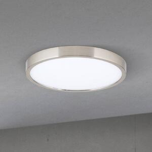 ORION Plafoniera a LED Disc, dimmerabile, Alluminio / Grigio / Zincato, Soggiorno / Sala da pranzo, Alluminio, Moderno, Plafoniera LED