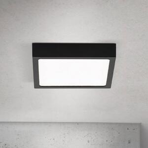 ORION Plafoniera a LED Disc, dimmerabile, Nero, Soggiorno / Sala da pranzo, Alluminio, Moderno, Plafoniera LED