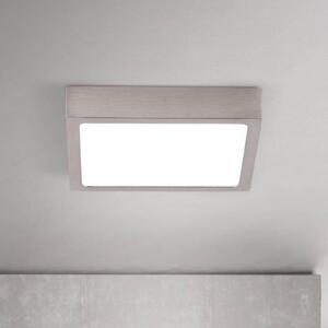 ORION Plafoniera a LED Disc, dimmerabile, Alluminio / Grigio / Zincato, Soggiorno / Sala da pranzo, Alluminio, Moderno, Plafoniera LED