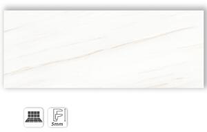 BIANCO LASA LUCIDO I NATURALI 100X300 - PIASTRELLA GRES SOTTILE EFFETTO MARMO BIANCO LUCIDO