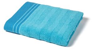 Telo Bagno In Cotone Cotton CM. 100x150 Spugnissima Tinta Unita Azzurro Caleffi