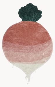 Tappeto per bambini fatto a mano Ramona the Radish, lavabile