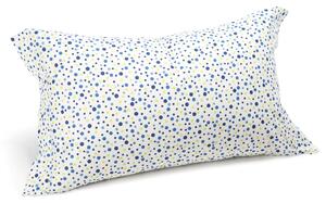 Coppia Federe In Cotone Pois Standard Caleffi Ragazza Blu Caleffi