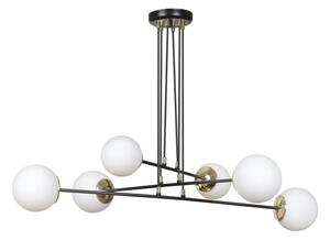 Lampadario a sospensione OGNIS 6 BLACK Colore del corpo Nero