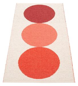 Tappeto da interno/esterno rosso/color crema 70x140 cm Otto Berry – Pappelina